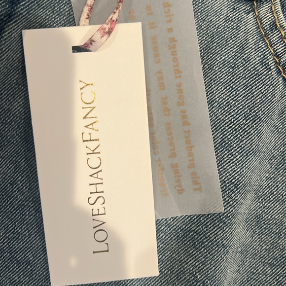 NWT Loveshack Fancy Risia Skirt. Montauk Blue, Size 24 - Picture 3 of 11